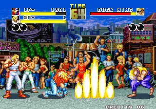 Fatal Fury - King of Fighters + Garou Densetsu - shukumei no tatakai Screenshot 1